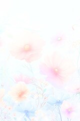 ソフトパステルの花の背景