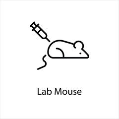 Lab Mouse vector icon