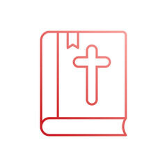 Fototapeta premium Bible vector icon