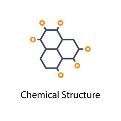 Fototapeta premium Chemical Structure vector icon