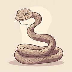 Fototapeta premium Snakes Minimalist