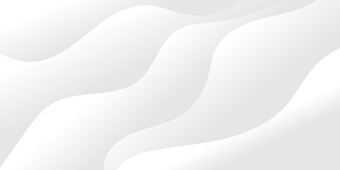 Abstract white paper wave background and abstract gradient and white wave curve lines banner background design. White wave modern abstract background design. space style.