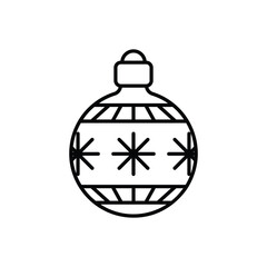 Bauble vector icon