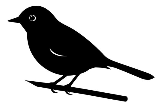 recommend clip art: robin bird silhouette vector illustration