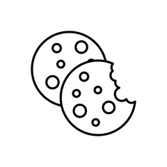 Cookie vector icon