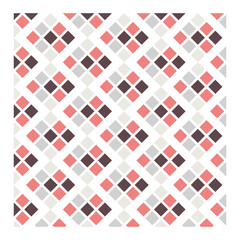 Geometrical pattern design on white background vector artwork