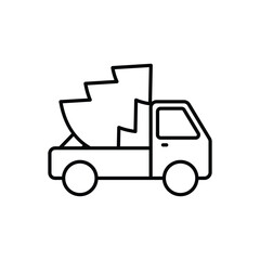 Truck vector icon