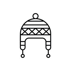 Winter Hat vector icon