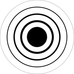 Circle blend line frame template design. Design elements