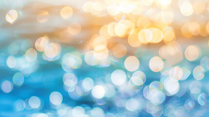 Obraz premium abstract blur light on sea clear water