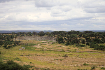 Obraz premium Landscape of Tarangire National Park, Tanzania, East Africa.