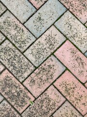 Grunge brick work laid texture pattern