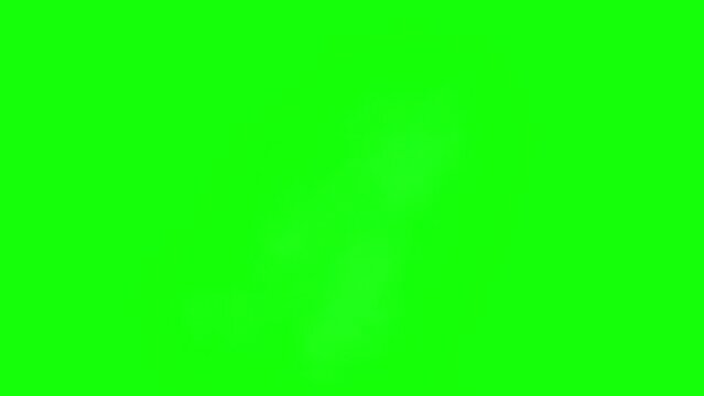 Realistic explosion on green screen background, chroma key, 4K