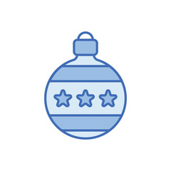 Fototapeta premium Bauble vector icon