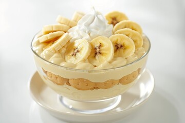 Bananarama Wafer Pudding with Sliced Bananas and Vanilla Wafers
