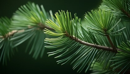 Fototapeta premium up close pine tree branches