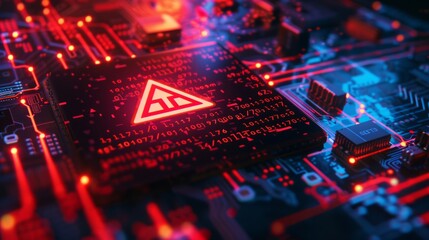 System Warning Error Popup and Maintenance Sample generative ai