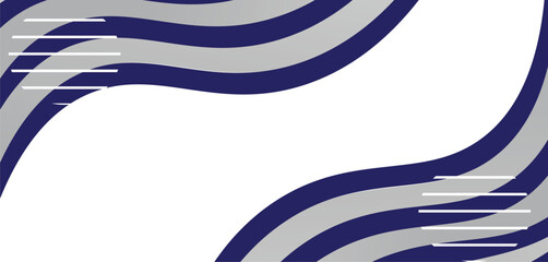 Abstract curve lines background. Modern blue  dark navy blue banner background.