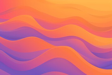 Abstract modern dynamic flowing gradient waves background in purple, orange and yellow colors, great design element for a technology or music themed visual
