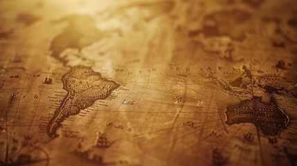 Explore the stunning details of a vintage world map, perfect for history buffs and those intrigued by the art of ancient cartography. Ideal for educational purposes and decor enthusiasts