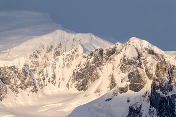 Antarctica landscape. Mountain in Antarctica