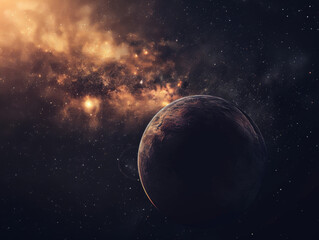 Alien Planet, Generative AI Illustration