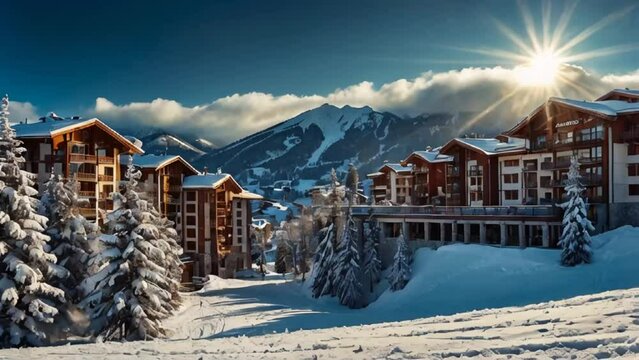 Stunning ski resort Bansko Bulgaria
