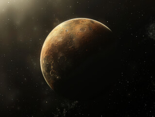 Obraz premium Alien Planet, Generative AI Illustration