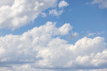 Image of a partly cloudy sky with blue patches