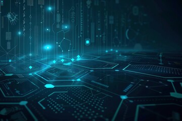  Holographic interface with floating data panels