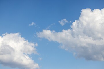 Image of a partly cloudy sky with blue patches