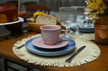 dinner set, coffee cup, table set, breakfast, afternoon tea, porcelain dinnerware

