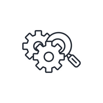 recommend clip art: R & D icon. vector.Editable stroke.linear style sign for use web design,logo.Symbol illustration.