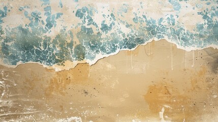 Flat sand on a beach textured backdrop