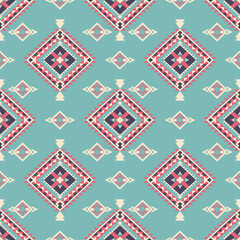 seamless knitted pattern with elements