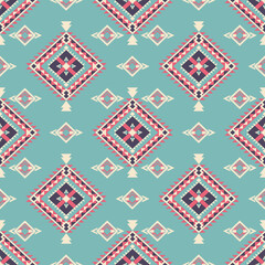 seamless knitted pattern with elements