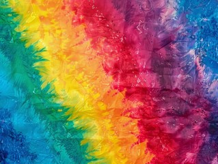 Fototapeta premium Rainbow tie dye pattern background 