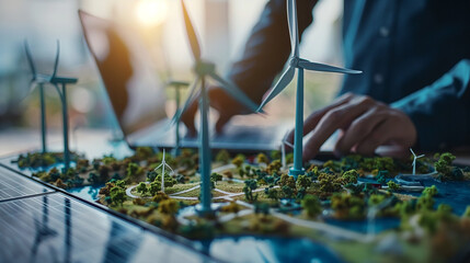 Renewable Energy Projects: Windmills, Solar Panels, Graphs, Models, Prototypes, Investment Opportunities, Business