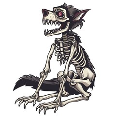 Wolve skeleton