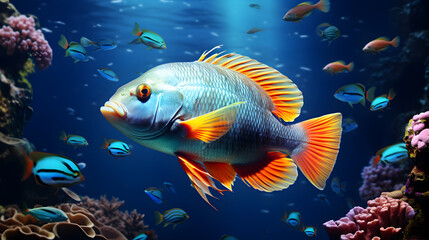 Fototapeta premium fish in the sea