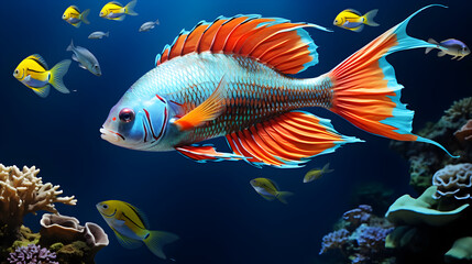Fototapeta premium fish in the sea
