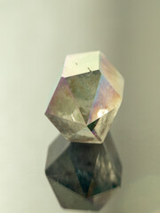 Tinted quartz, a natural mineral with beautiful texture and transparency