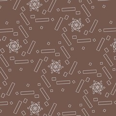 Seamless pattern abstract  squares illustration 