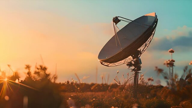 satellite ,technology background, digital, communication