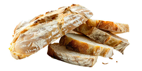 a bunch of sliced bread 