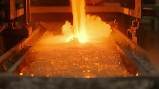 The constant rumble and vibrations from the furnace a sign of its powerful and unrelenting operation.