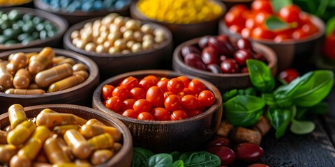 Knee pain in older adults can be managed with dietary supplements or vitamins. Concept Knee Pain, Older Adults, Dietary Supplements, Vitamins, Management