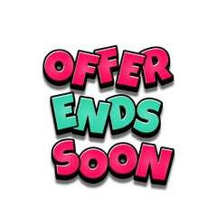 3D Offer ends soon poster
