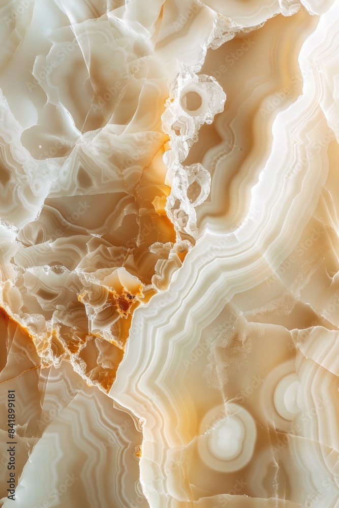 Aufkleber A detailed view of a polished marble surface with subtle texture and color variations