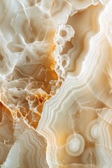 A detailed view of a polished marble surface with subtle texture and color variations